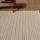 Ramsha Handmade 200x300cm Natural White Color Wool &amp; Cotton Decor Area Woven Rug - SRN 008