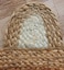 Handmade Natural Color 90cm Bear Shape Jute Rug - BR 022