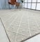 Ramsha Handmade Area Rug 300x400cm Natural White Color Wool &amp; Cotton Woven Rug - SRN 012