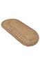 Handmade oval shaped jute rug outdooor rug runner kitchen mat 80x200 cm br-032 Natural Braided Jute Rug