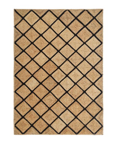 Handmade jute rug outdooor rug runner kitchen mat 140x200 cm br-034 Natural Braided Jute Rug