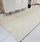 Handmade White &amp; Gold Rope area rug 80x200 cm Wool Floor BR-045 braided Rug