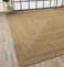 Handmade Natural Color 170x240cm rectangle Braided Jute Rug - BR 046