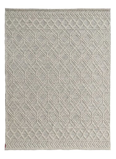 Ramsha Handmade Area Rug 250X350cm  Natural White Color Woven Rug - SRN 019