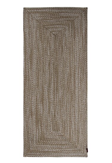 Handmade Natural Color 80x200cm Wool Floor Braided Rug - BR 052