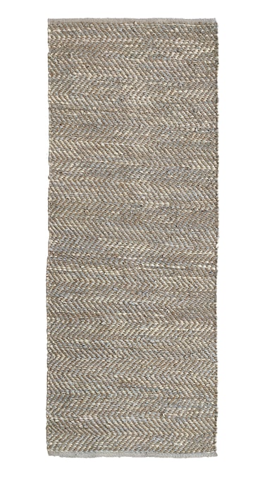 سجادة الجوت المضفرة سجادة سوداء وطبيعية 90 سم سجادة مستديرة الشكل