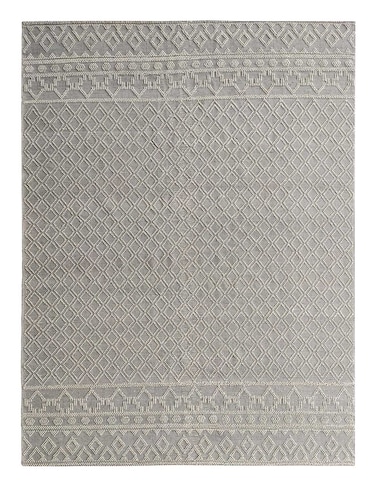 Ramsha Handmade Natural White Color Living Room 300x400cm Outdoor Woven Rug - SRN 004