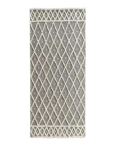 سجادة الجوت المضفرة سجادة سوداء وطبيعية 90 سم سجادة مستديرة الشكل