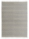 Ramsha Handmade Living Room 300x400cm Natural White Color Living Room Wool &amp; Cotton Woven Rug - SRN 020