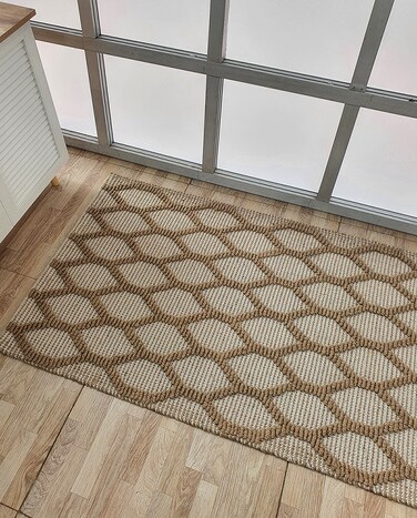 Ramsha Handmade Natural Color 80X200 CM Soft Woven Rug - SR 023