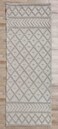 Ramsha Handmade Natural &amp; Grey Color  80X200 CM Dining Room Decor Woven Rug - SR 026
