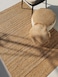 Handmade Natural Color Area rug rectangle shaped rug 300X400 cm Br-021 Braided Jute Rug
