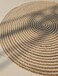 Handmade Natural &amp; White Color 200 CM Braided Jute Round Rug - BR 012