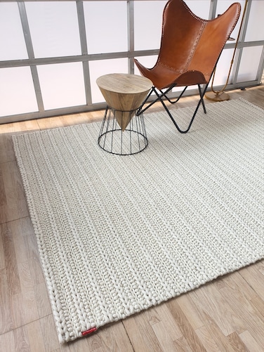 Ramsha Handmade 80x200cm Natural Color Home Decor Woven Rug - SRN 028