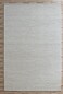 Ramsha Handmade 170x240cm Modern White Color Bedroom Decor Woven Rug - SRN 031