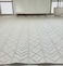 Handmade Ramsha White Color 80X200 CM Home Decor Polyester Woven Rug - SR 022