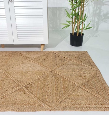 Handmade Jute rug runner 80x200 cm Home Decor Floor Braided Rug - BR 084