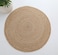 Handmade Natural Round Jute Rug - 90 CM Circle Jute Rug for Home Decor (BR 088)