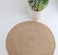 Handmade Natural Round Jute Rug - 150 CM Circle Jute Rug for Home Decor (BR 088)