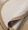 Natural and Bleach White Color Ramsha Living Room Home Decor 120 cm Round Jute Rug - BR 089