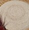 Ramsha Handmade Natural Color 90 CM RD Home Decor Round Jute Rug - BR 095