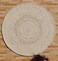 Ramsha Handmade Natural Color 90 CM RD Home Decor Round Jute Rug - BR 095