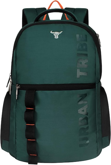 Urban Tribe Atlas 24L Laptop Backpack for men and women   Fits upto 15.6 inch Laptop   3 compartments   Office, Business, Casual Use, Green, S, Casual