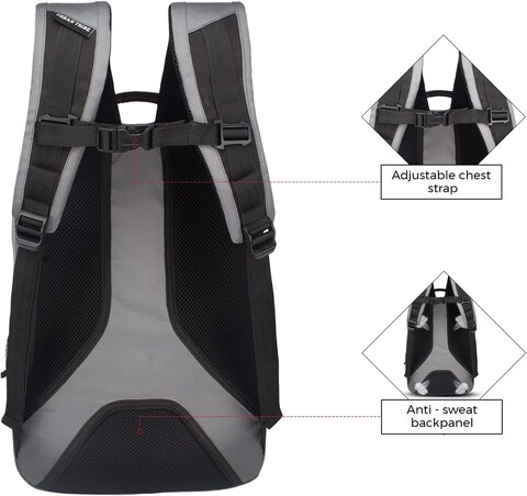 URBAN TRIBE Amigo Lite Laptop Backpack, Black, L, Casual