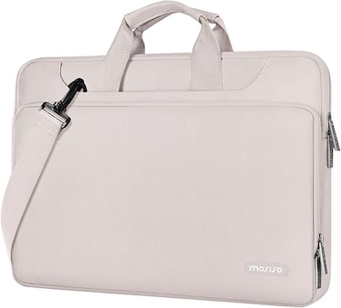 MOSISO 360 Protective Laptop Shoulder Bag Matching Color Sleeve with Belt
16-inch