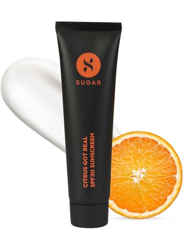 Citrus Got Real Sunscreen For All Skin Types Spf30   No White Cast   UVA/B &amp; Blue Light Protection   Enriched With Vitamin C - 30G