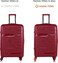Nasher Miles Paris Hard-Sided Polypropylene Check-in Luggage 28 inch   75cm   8 Wheels Large Trolley Bag for Travel   Suitcase (Maroon)