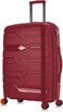 Nasher Miles Paris Hard-Sided Polypropylene Check-in Luggage 28 inch   75cm   8 Wheels Large Trolley Bag for Travel   Suitcase (Maroon)
