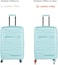Nasher Miles Paris Hard-Sided Polypropylene Luggage Set of 3   55cm, 65cm &amp; 75cm   8 Wheels Small, Medium &amp; Large Trolley Bag for Travel   Suitcase (Pastel Green)