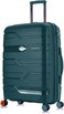 Nasher Miles Paris Hard-Sided Polypropylene Check-in Luggage 28 inch   75cm   8 Wheels Large Trolley Bag for Travel   Suitcase (Dark Green)