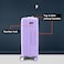 Nasher Miles Vienna Hard-Sided Polypropylene Check-in Luggage Purple 24 inch  65 Trolley Bag