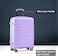 Nasher Miles Vienna Hard-Sided Polypropylene Check-in Luggage Purple 24 inch  65 Trolley Bag