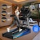جهاز المشي متعدد الوظائف PowerMax Fitness TDM-100M بقوة 5 حصان للاستخدام المنزلي مع جهاز تدليك   يتحمل وزنًا يصل إلى 130 كجم   3 مستويات ميل يدوية   سرعة قصوى 12 كم/ساعة   بلوتوث لتطبيق Fitshow ومكبر صوت MP3