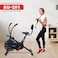 PowerMax Fitness BU-201 Dual Action Air Bike/Exercise Bike For Home, Gym Cycle For Workout With Adjustable Cushioned Seat, Non-Slip Pedals, Moving Handles Black Gym Bike, Max User Weight 120 KG