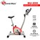 PowerMax Fitness BU-200-AL156 Premiun Upright Exercise Bike for Home Use,HDR foam grip,Comfortable Cusion Seat,Adjustable Height,Exercise Cycle【Max User Wt.100kg  1 PC Crank 】 DIY(DO IT YOURSELF)White