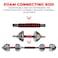 PowerMax Fitness PDS-30C (30KG) Chrome Iron Dumbbell Set, Adjustable Weights, Connecting Rod, Spin Lock Collars, Carrying Case, Home Gym Strength Training