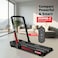 PowerMax Fitness JogPad-2 4.0HP DC Motor Motorized Touch Screen LED Dual Display Treadmill with Compact Foldable and Remote Control