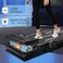 جهاز المشي PowerMax Fitness Jogpad-2 بمحرك تيار مستمر بقوة 4.0 حصان، وشاشة لمس LED مزدوجة، قابل للطي، وجهاز تحكم عن بعد