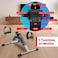 PowerMax Fitness BS-MINI Mini Cycle Pedal Exerciser With Adjustable Resistance And Digital Display - For Light Leg And Arm Exercise And Physiotherapy At Home