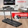 جهاز المشي الكهربائي PowerMax Fitness Jogpad-3 (بقوة قصوى 4 حصان) 2 في 1، مزود بسطح للمشي، وجهاز تحكم عن بُعد، يتحمل حتى 110 كجم، وسرعة قصوى 12 كم/ساعة، وشاشة LED، وتقنية بلوتوث، ومكبر صوت