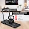 جهاز المشي الكهربائي PowerMax Fitness Jogpad-3 (بقوة قصوى 4 حصان) 2 في 1، مزود بسطح للمشي، وجهاز تحكم عن بُعد، يتحمل حتى 110 كجم، وسرعة قصوى 12 كم/ساعة، وشاشة LED، وتقنية بلوتوث، ومكبر صوت