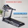 جهاز المشي الكهربائي PowerMax Fitness Tdm-96 (بقوة قصوى 4 حصان) للاستخدام المنزلي (أقصى وزن للمستخدم 110 كجم، شاشة LCD، بلوتوث للموسيقى وتطبيق الهاتف، 3 مستويات ميل يدوي)