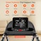 PowerMax Fitness Tdm-96B 4Hp DC Treadmill For Home, 110Kg Max User Running Machine, 14Km/Hr Top Speed, 4-Level Manual Incline, Bluetooth For App, Speaker, MP3, Foldable Cardio Machine, LED Display