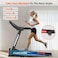 PowerMax Fitness Tdm-96B 4Hp DC Treadmill For Home, 110Kg Max User Running Machine, 14Km/Hr Top Speed, 4-Level Manual Incline, Bluetooth For App, Speaker, MP3, Foldable Cardio Machine, LED Display