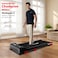 جهاز المشي PowerMax Fitness Walkpad-2 للاستخدام المنزلي، مزود بمحرك 3.0 حصان، تصميم صغير الحجم مع إمكانية تعديل الميل يدويًا، نظام امتصاص الصدمات، سعة 110 كجم، شاشة LED، جهاز تحكم عن بعد