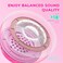 iClever Kids Headphones Wireless, 60H Play Time, 74/85 dBA Safe Volume, Bluetooth 5.4, USB C, Over Ear Kids Bluetooth Headphones with Mic AUX Cord for Travel/School
